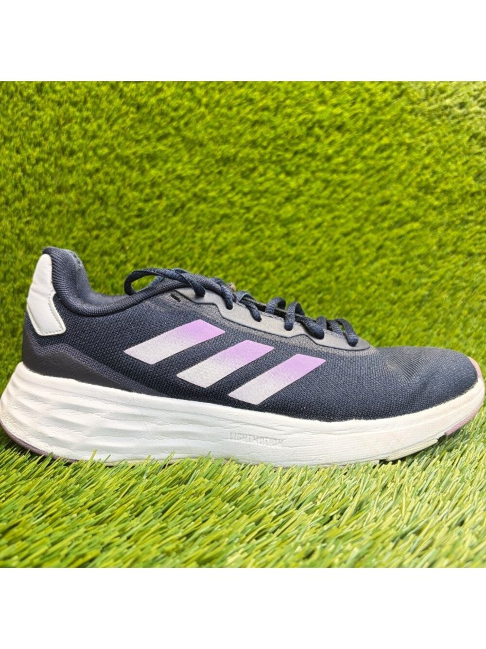 Adidas Start Your Run Womens Size 6.5 Blue Purple White Running Shoes Sneakers